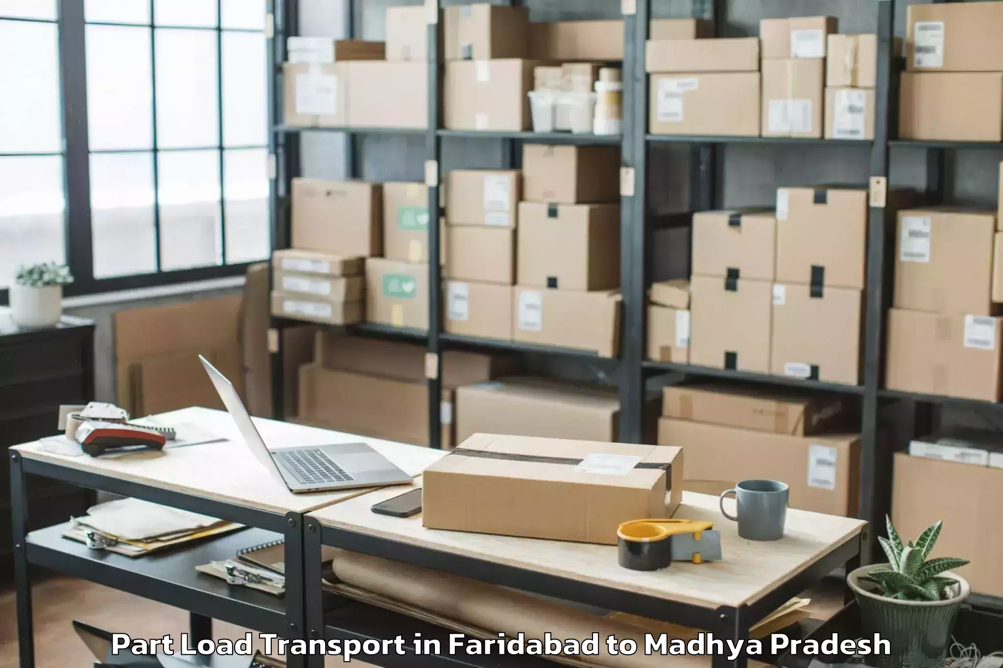 Book Your Faridabad to Ghughri Part Load Transport Today